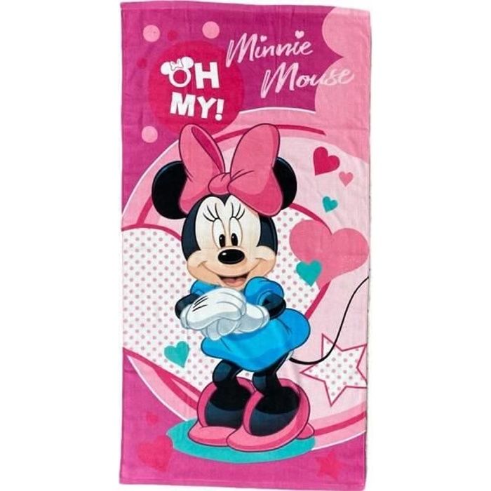serviette de bain Minnie Disney serviette de plage disney minnie 