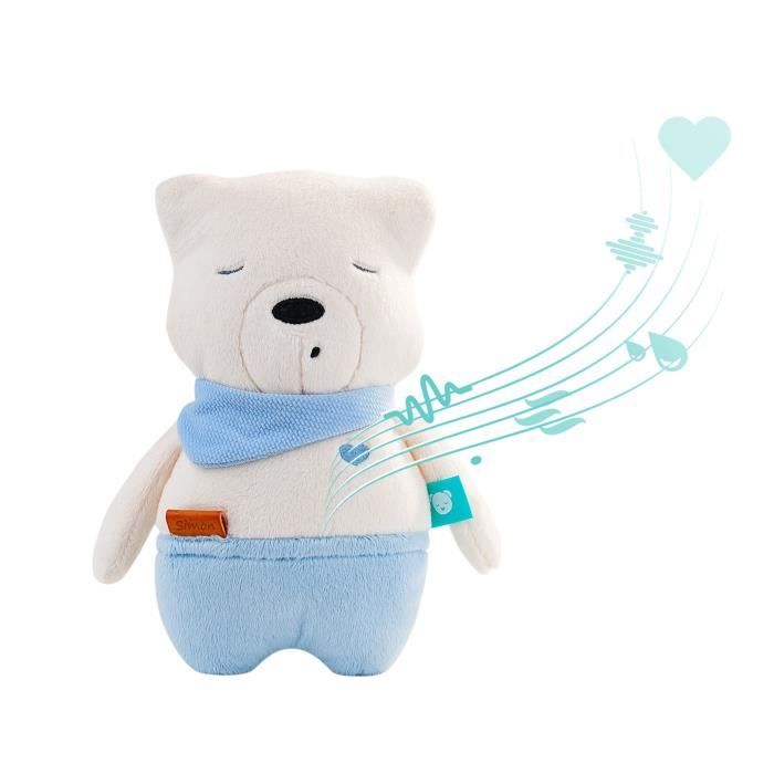 Nounours Aide Au Sommeil Myhummy Simon Bleu Doudou Avec Bruits Blancs Endormissement Bebe Cdiscount Puericulture Eveil Bebe