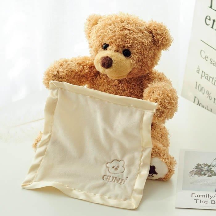 ours en peluche cache cache