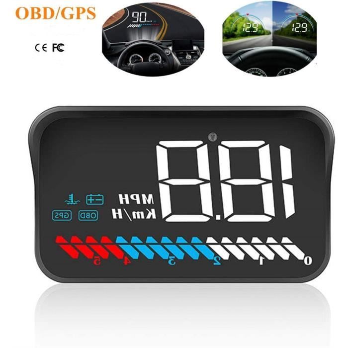 Affichage tête haute de voiture G5 HUD, compteur de vitesse