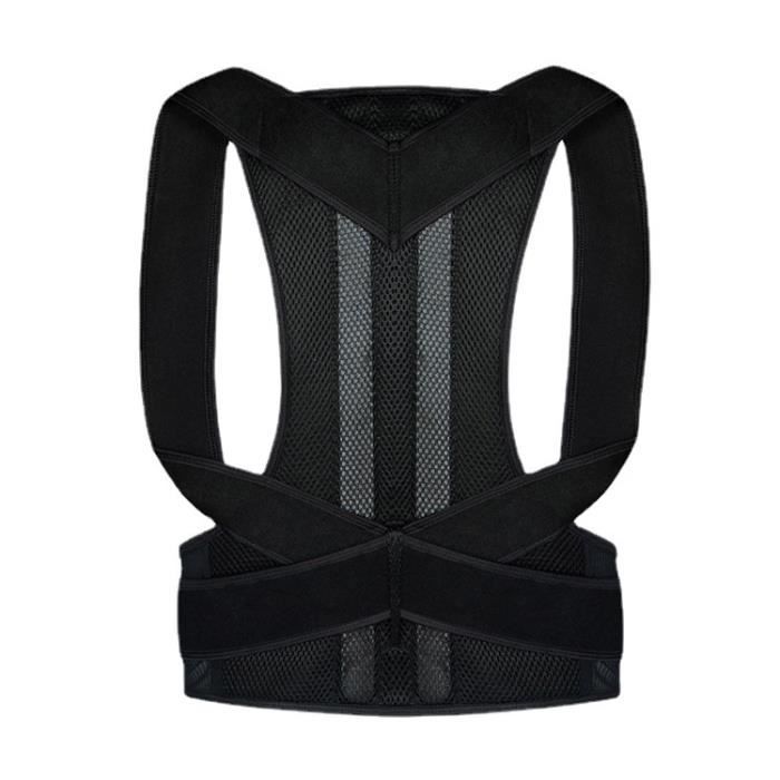 Correcteur de Posture - Marque - Hommes Femmes - Ceinture Dorsale Respirant - Taille XL