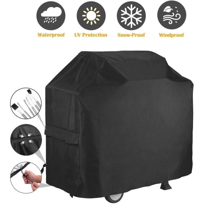 Housse De Protection Pour Barbecue Lobwerk 145x117x61 Cm - Imperméable Et Résistante à La Chaleur