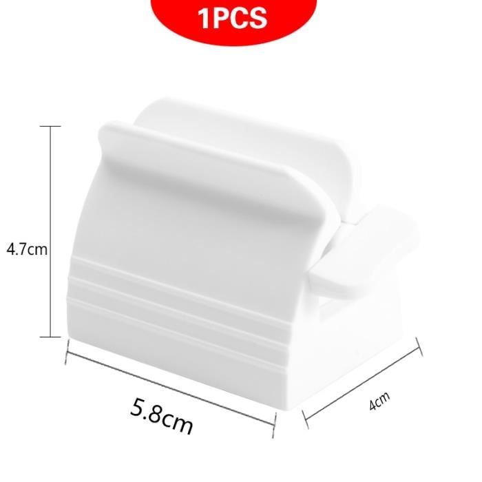 Lot De 4 Presse-Tube Dentifrice Manuel - Outil Pratique Pour Dentifrice Et Crèmes - Bleu Et Blanc