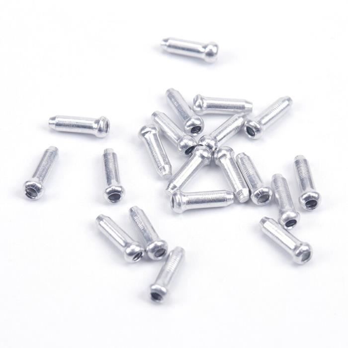 Embouts de câble de levier de vitesse de ein de vélo, 50 pièces, ligne de ein, dérailleur, embouts de fil de changement de vitesse, sertissages, accessoires de vélo vtt  18