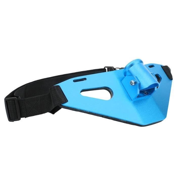 Support De Canne à Pêche Réglable - Ceinture Avec Coussin - Aluminium Bleu