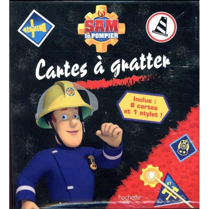 Livre Sam Le Pompier Cartes A Gratter Cdiscount Librairie