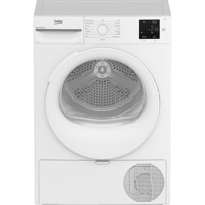 Sèche linge pompe à chaleur D3H17D91W - vue 1