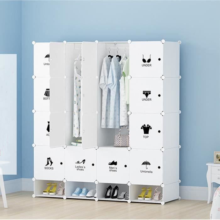 Generic Armoire de Rangement en Plastique avec 5 Étagères