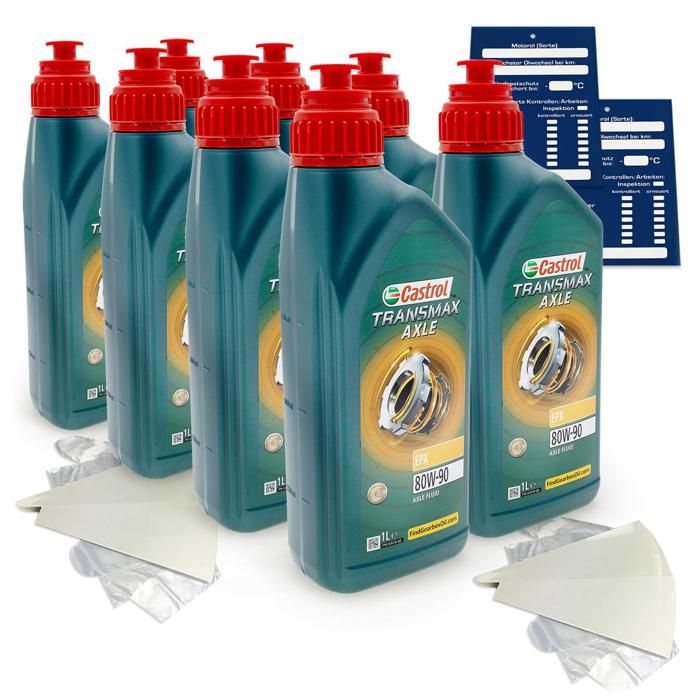 8 litres original Castrol Axle EPX 80W90 huile de transmission 154CAC