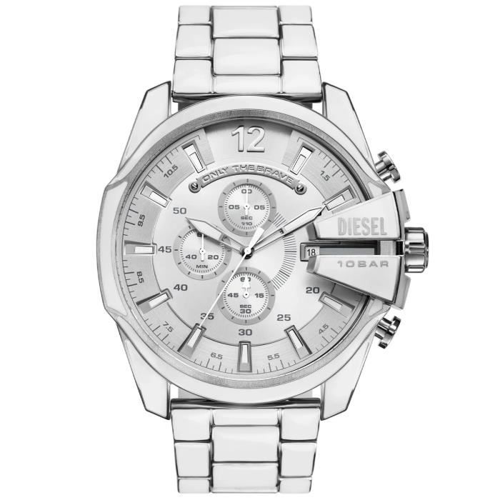 DIESEL Montre Homme  Mega Chief - DZ4660 Bracelet Acier Acier