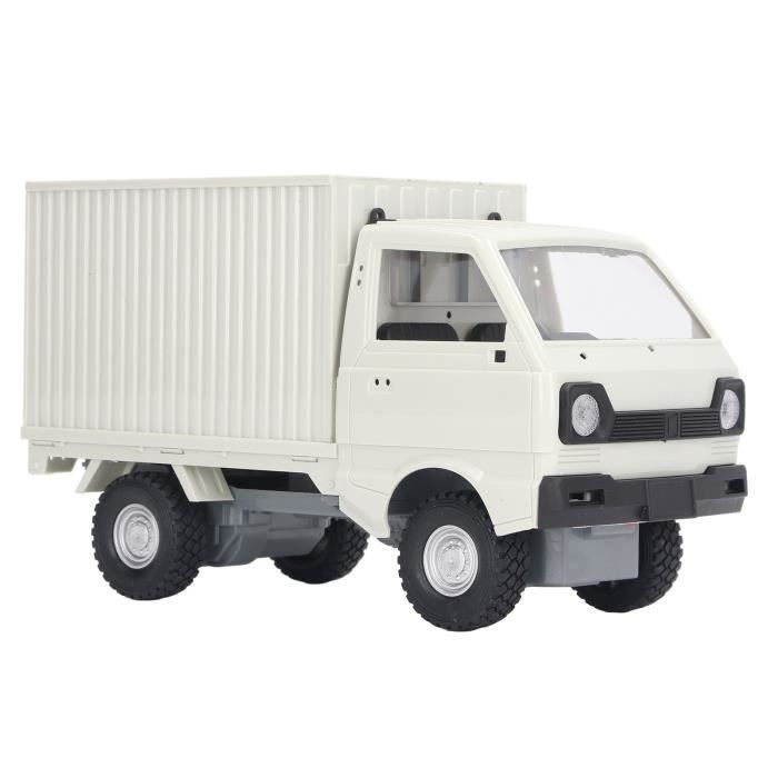 LYEAA Mini Camion RC 1:64 – Télécommande 2,4 GHz, 3 Vitesses, Feux Avant/arrière, Batterie USB – Alliage – Pour Enfants Et Passionnés