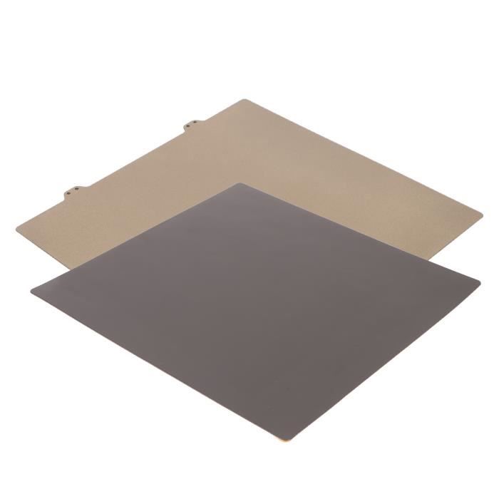 Jeffergarden Plaque Construction Flexible Double Face PEI PEY 264x276mm Pour Imprimante 3D S1 Combo Ace Pro
