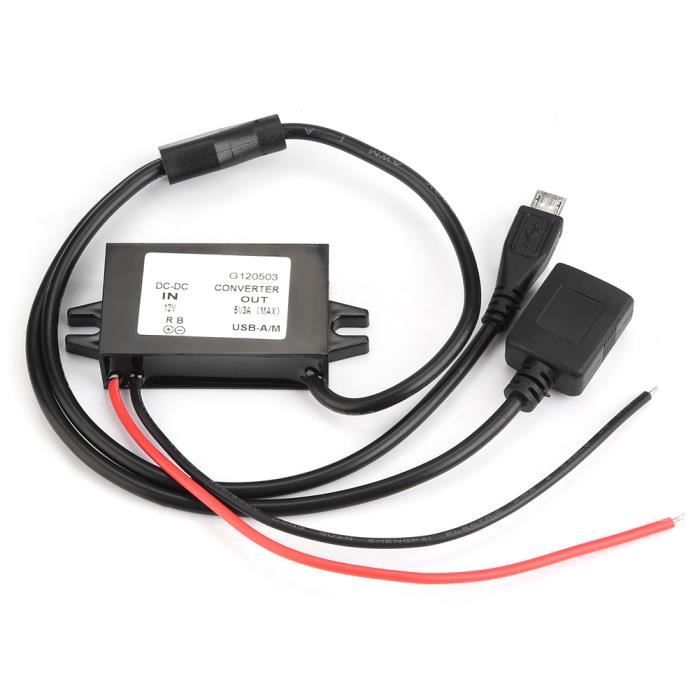 Convertisseur Abaisseur CA 12V/24V Vers CC 5V 1A - Module Alimentation Étanche IP67