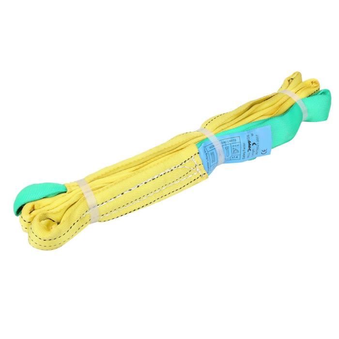 Élingue De Remorquage Kerbl 6m 56 Tonnes - Corde De Dépannage Pour Pelle/camion