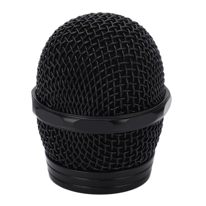 Tête De Grille De Remplacement Pour Microphone - En Maille D'acier - Compatible SM58, BETA58, Etc. - Avec Pare-brise Mousse Intégré