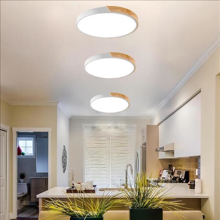 Lampe Suspension Minimaliste Moderne, Plafonnier LED à Cordon