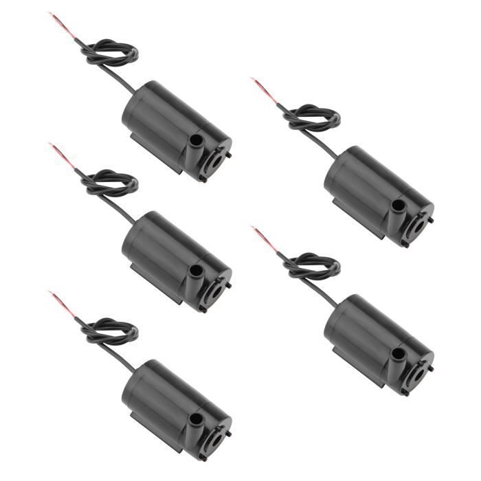 Pompe à Eau 5V/12V Pour Circuit De Refroidissement RC, Jet Ski, Mini Débit 1.5-2L/min