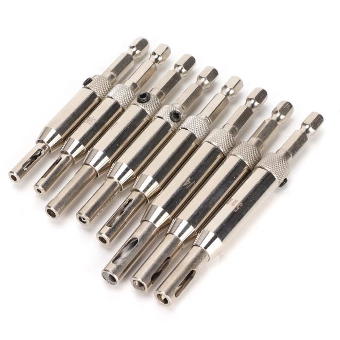 Ensemble De 5 Perceuses En Acier Haute Vitesse Pour Bois Acier