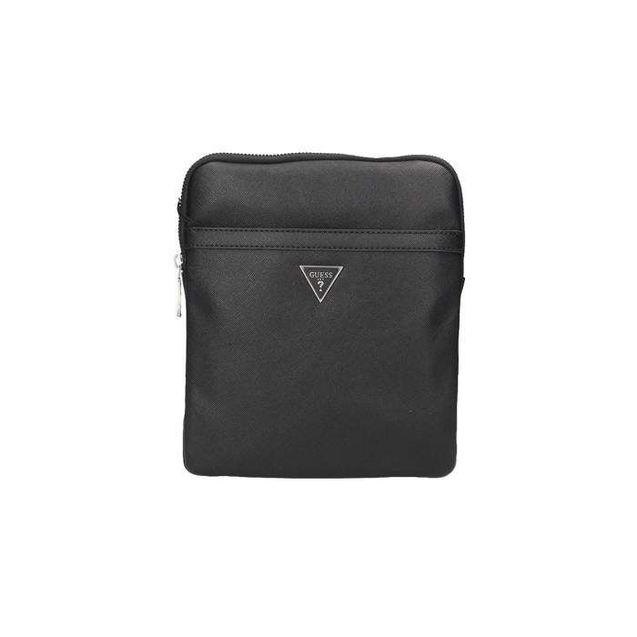 Sacoche plate Certos Guess jeans Homme U Noir Cdiscount Bagagerie Maroquinerie