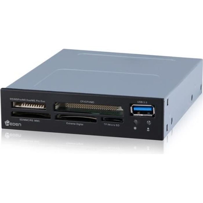 Heden LECMEME35U3 - Lecteur de cartes mémoire interne pour baie 3.5 ...