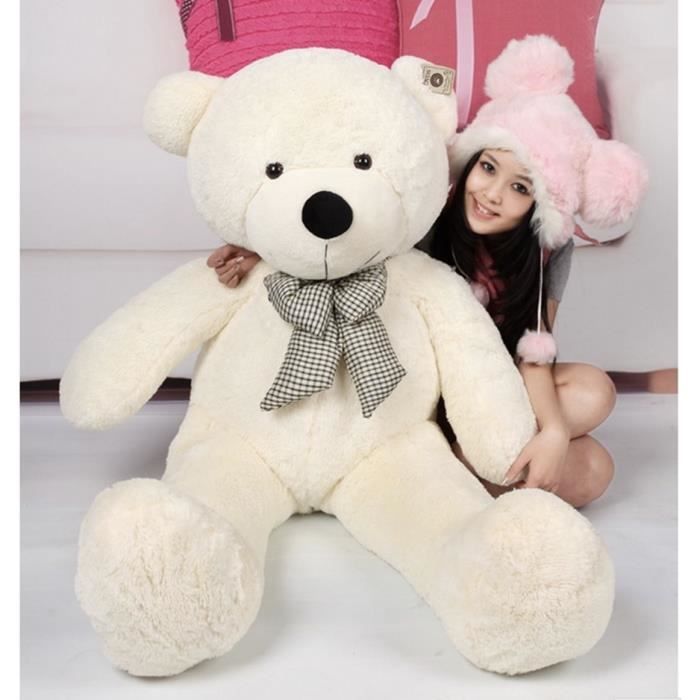 1mor grand ours en peluche géant peluche doudou 80 cm