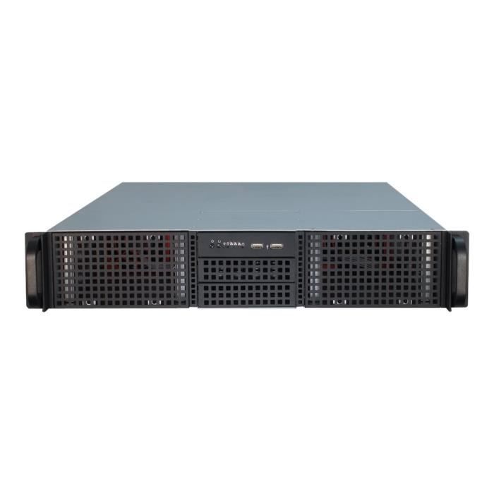 Boîtier Rack 2U - Inter-Tech - IPC 2U-20255 - Full AT - Pas dalimentation - USB