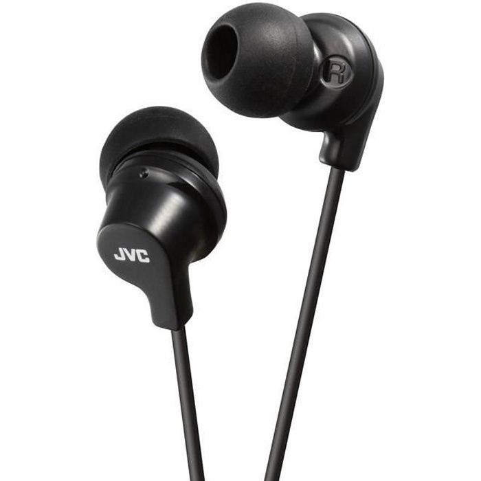 JVC HA-FX10 Écouteurs noir souple