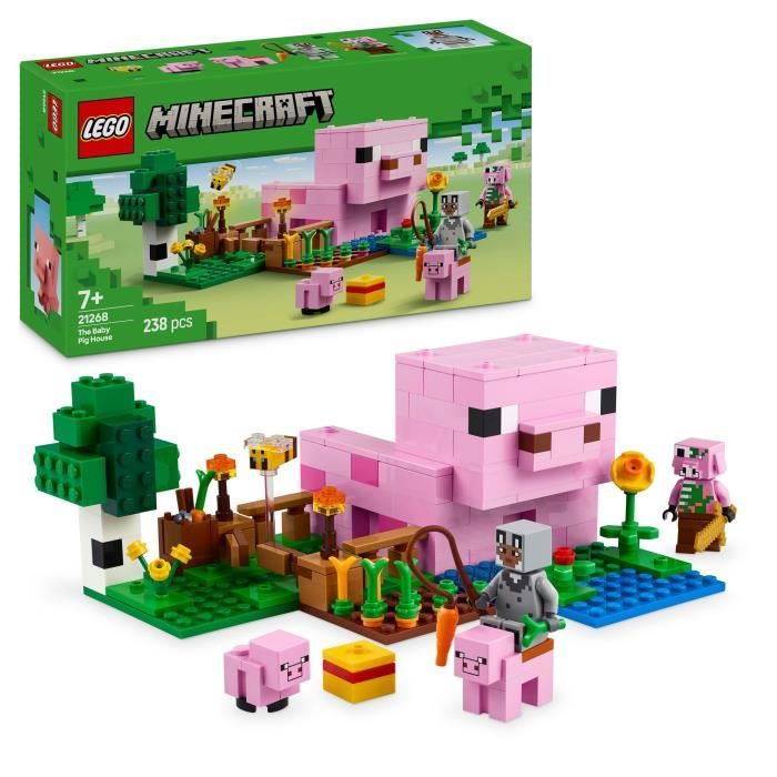 LEGO Minecraft 21268 La maison de Porcelet - Jeu de construction pour enfant dès 7 ans