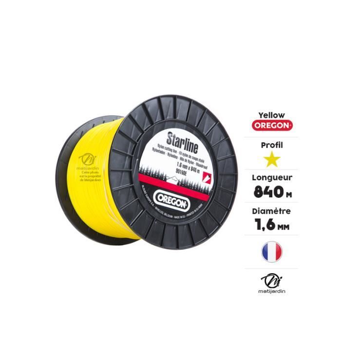 Oregon 106501e Duoline Fil De Débroussailleuse 2,4 Mm X 90 M