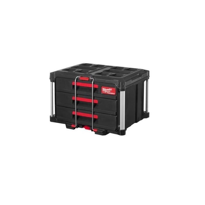 Coffret de transport MILWAUKEE PACKOUT 3 tiroirs - vue 3