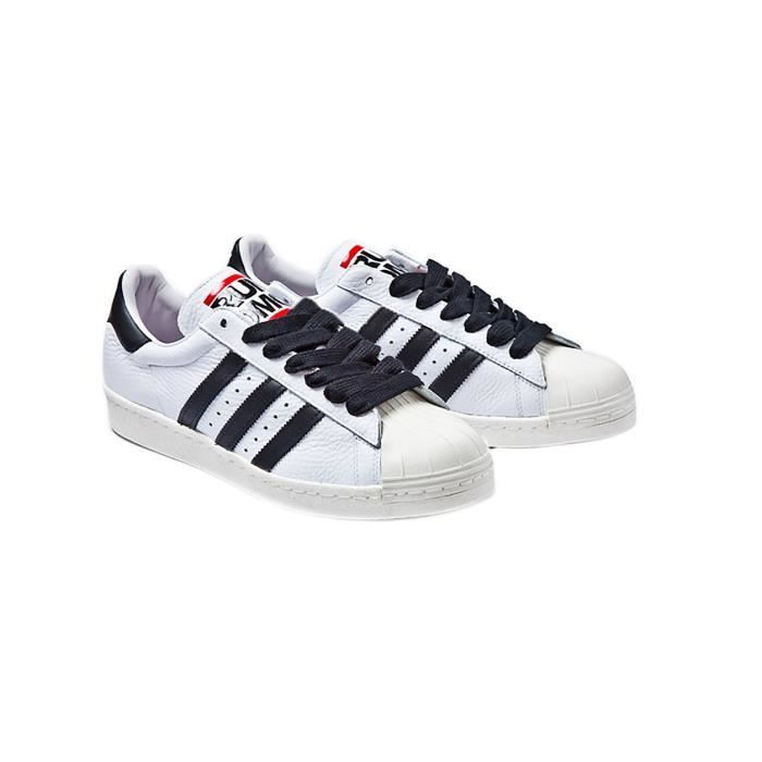 ADIDAS ORIGINALS Baskets Superstar - Blanc et bleu - Enfant garçon -  Cdiscount Chaussures