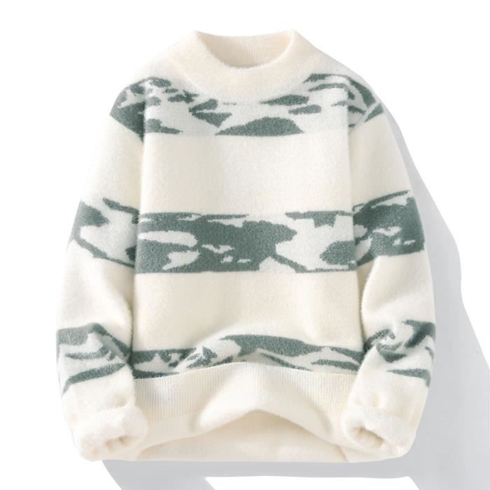 Sweat Homme à Zip Partiel Col Haut – Matière Douce, Chaud, Style Décontracté Quotidien