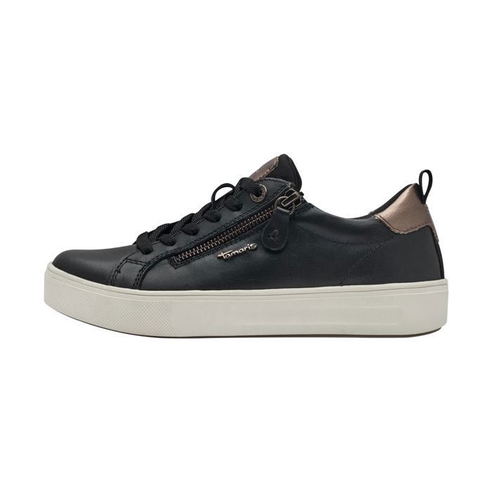 tamaris Basket Basse Cuir Tamaris - Noir