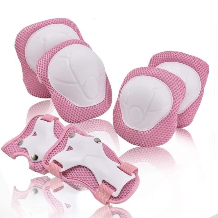 Leytn® Kit de Protection Roller Enfant Protège-genoux enfants Coudière Genouillère Poignets Enfant pour enfants de 3 à 8 ans