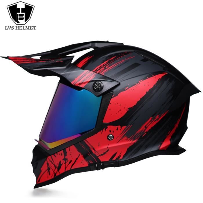 RUMOCOVO® Casque De Moto Tout-terrain Pour Adultes, Pour Motocross, Atv