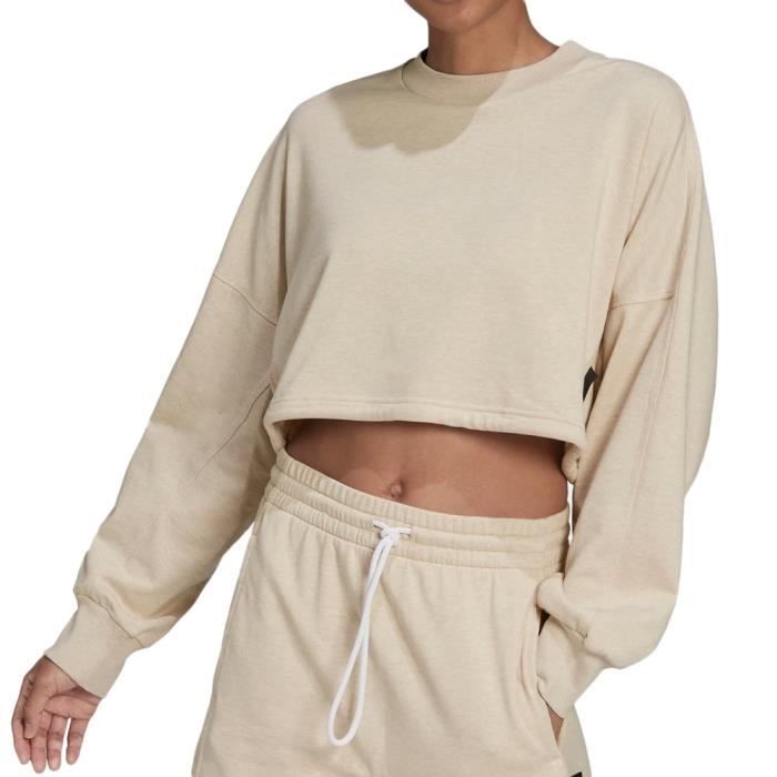 Pull adidas beige femme shop