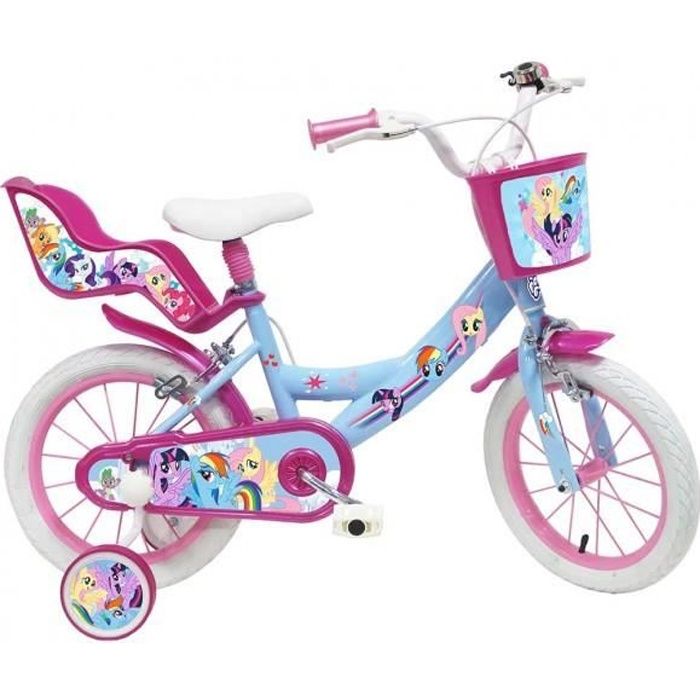 Vélo My Little Pony 14 pouces - MY LITTLE PONY - Mixte - Rigide - 3 ans - Acier - Freins caliper - Asphalte