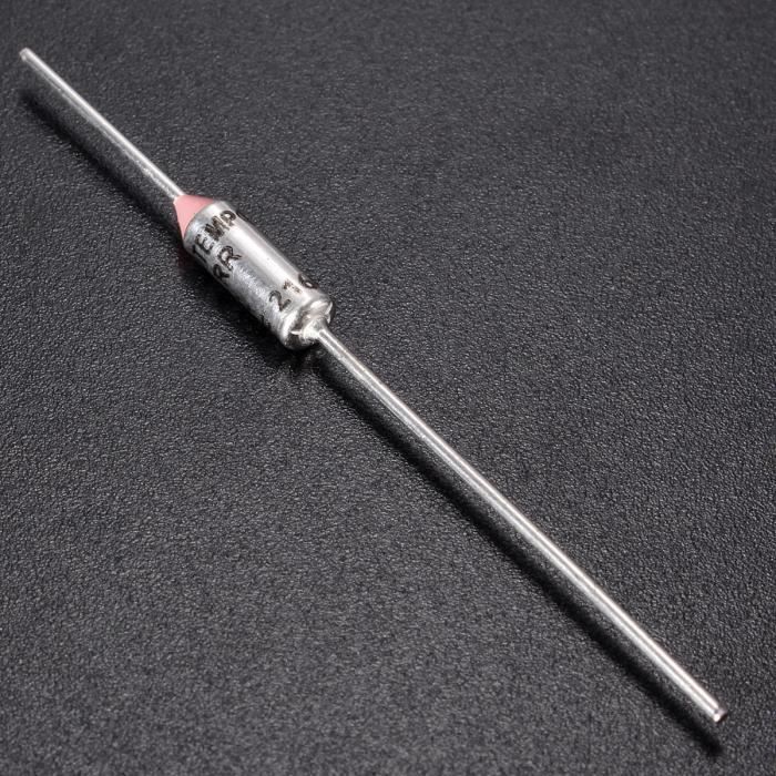 Fusible Thermique 172°C - 10A/250V AC - Protection Surchauffe Pour Appareils Électriques | Lot De 2 Pièces