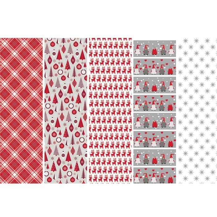 Flyhill Rouleau De Papier Cadeau Kraft Blanc Pour L'Aïd – 43,2 X 500,3 Cm – Papier Cadeau 3D En Relief Blanc Et Doré Pour Anniversaires, Mariages, Fêtes Prénatales, Vacances