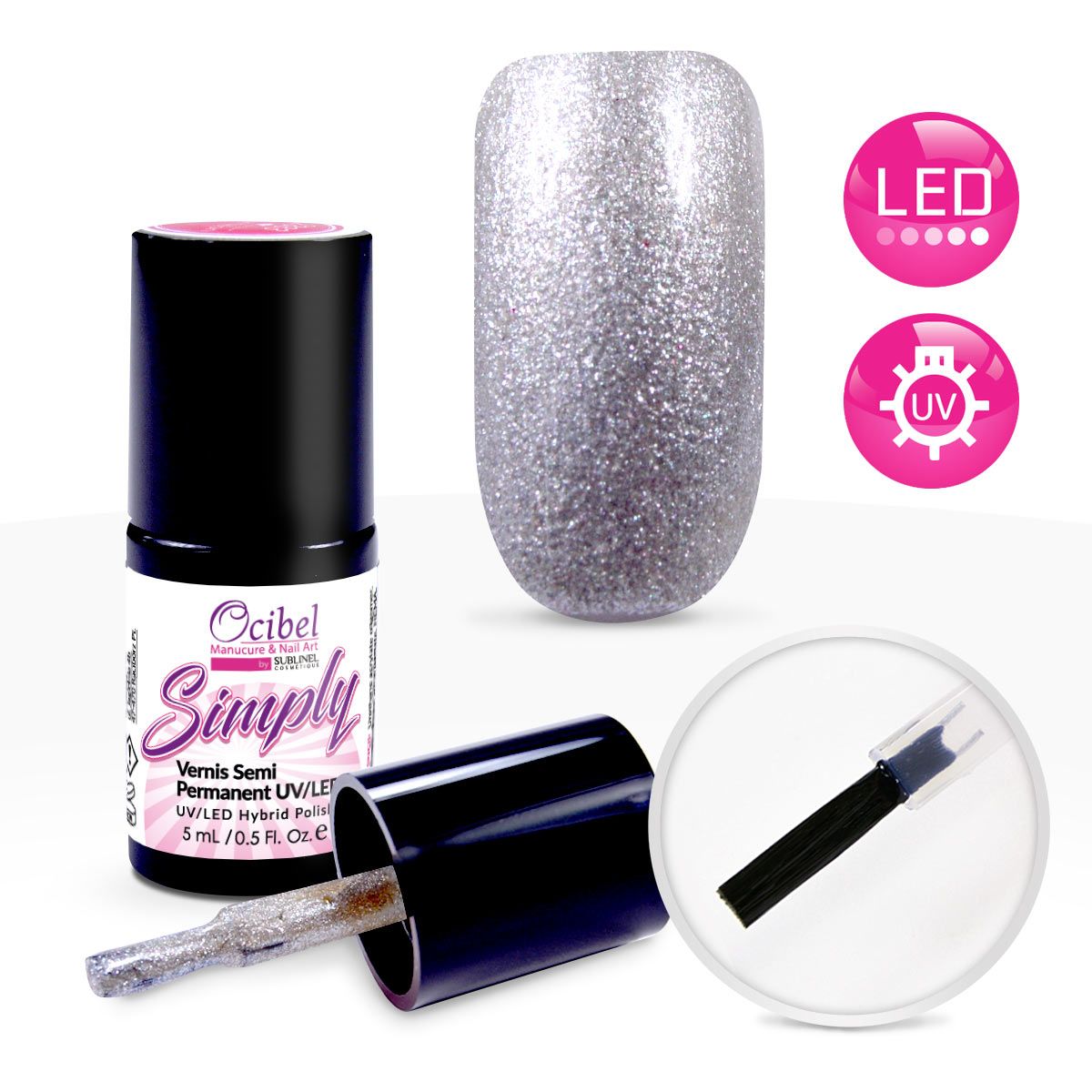 Vishine Soak-off Gel Nagellack – Semi-permanent – 15 Ml – Für UV/LED Lampen – Base & Top Coat Inklusive