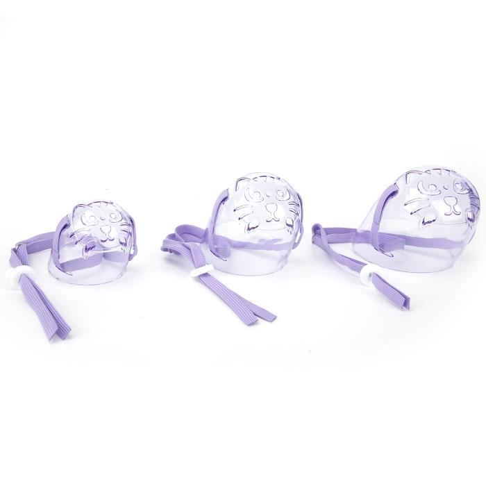 Meilleurs prix pour OMABETA Couverture de bouche anti‑morsure pour chat 3pcs Muselière de Chat Chien Couvre‑bouche Anti‑morsure animalerie collerette