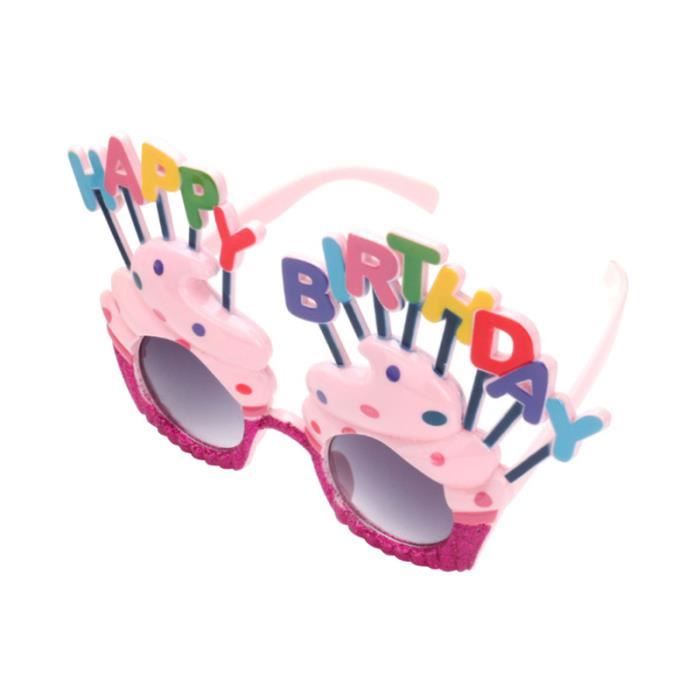 Gateau D Anniversaire Creme Douce Lunettes En Forme De Vue Joyeux Anniversaire Party Favors Costume Nouveaute Bijoux Deguisement Cdiscount Jeux Jouets