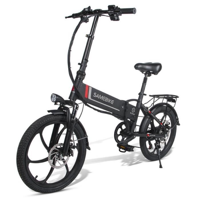 Vélo électrique pliable SAMEBIKE 20LVXD30 - Moteur 350W (max 560W) - 48V 10.4Ah - Shimano 7 vitesses - Pneu 20*1,95\