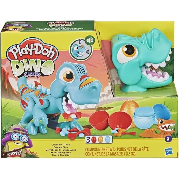 Play-Doh Dino Crew Crunchin' T-Rex Jouet pour enfants de 3 ans et plus avec sons de dinosaures