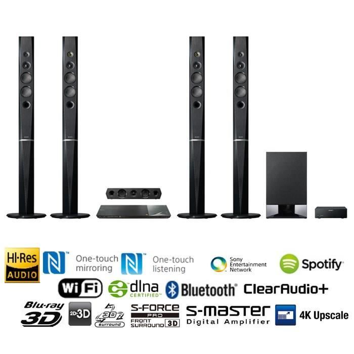 SONY BDV-N9200W Home-cinéma Blu-ray 5.1 WiFi 1200W - Cdiscount TV