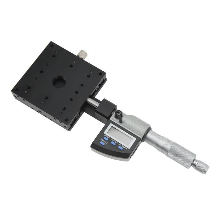 Platine Linéaire XYZ 3 Axes 40x40mm - Table De Positionnement Précise Pour Machines Et Instruments | Réglage Micrométrique