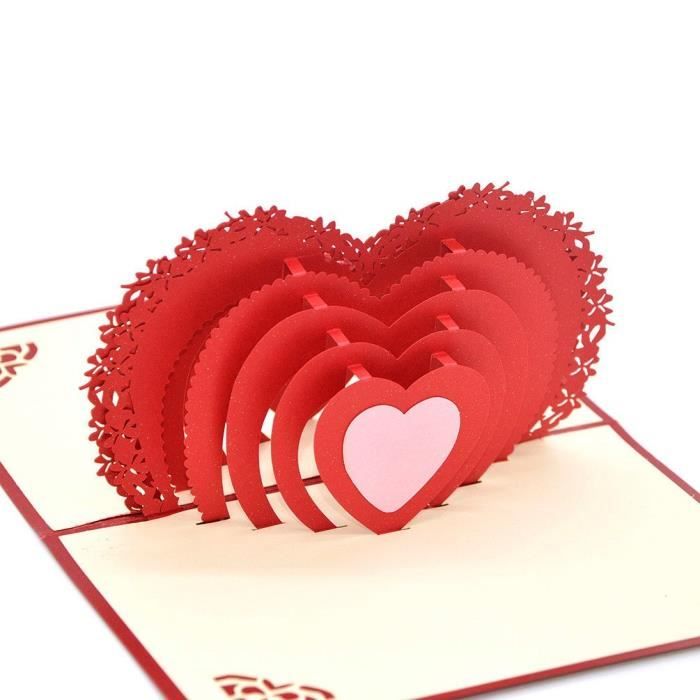 Carte Pour La Saint-valentin, Pro Cadeau De Carte D'anniversaire