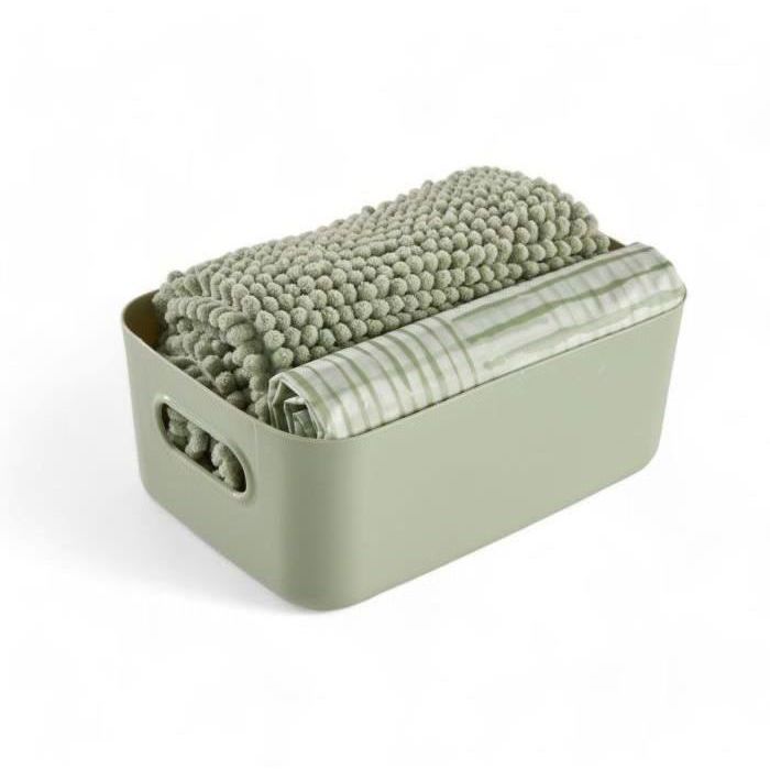 Set de douche TODAY UTILITY Panier tapis rideau - vue 5