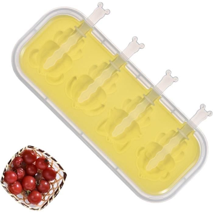 Moules à Glace Colorés Pour Enfants - Mini Moules à Suçons Glacés, Matière PP Sans BPA, Idéal Pour Jus Et Yaourts - 8