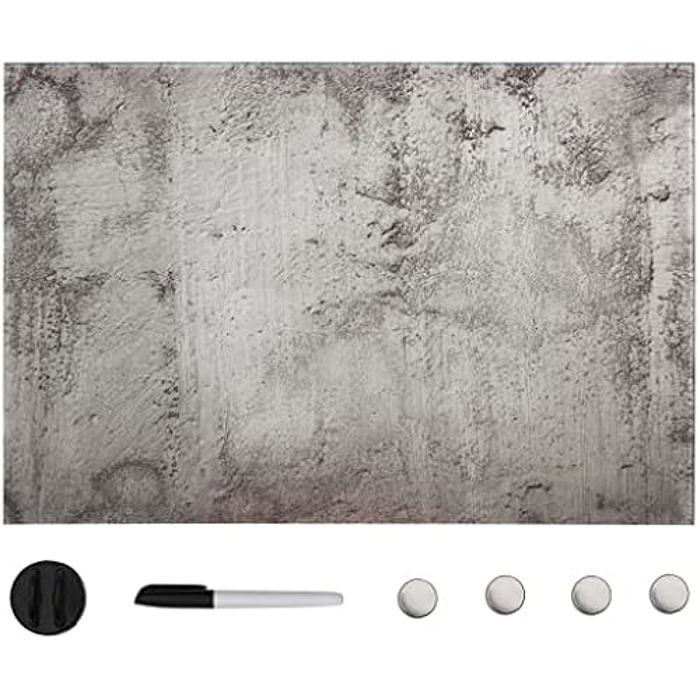 Tableau Noir Magnétique Autocollant Pour Enfants 120x60 Cm - Camel, Inclut Craies, Chiffon, Porte-craies - Décoration Murale éducative